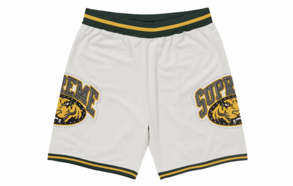 Supreme Studded Basketball Short White