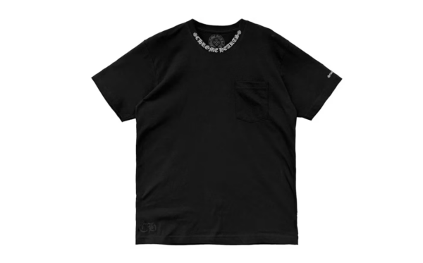 Chrome Hearts Short Sleeve Pocket Crew T-shirt Black